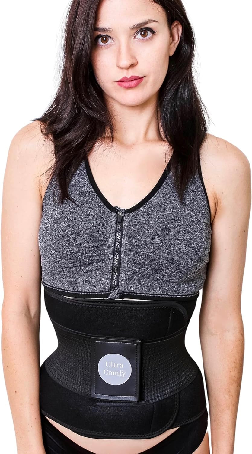 Sweat Waist Trainer for Women & Men Workout Trimmer Belly Wrap