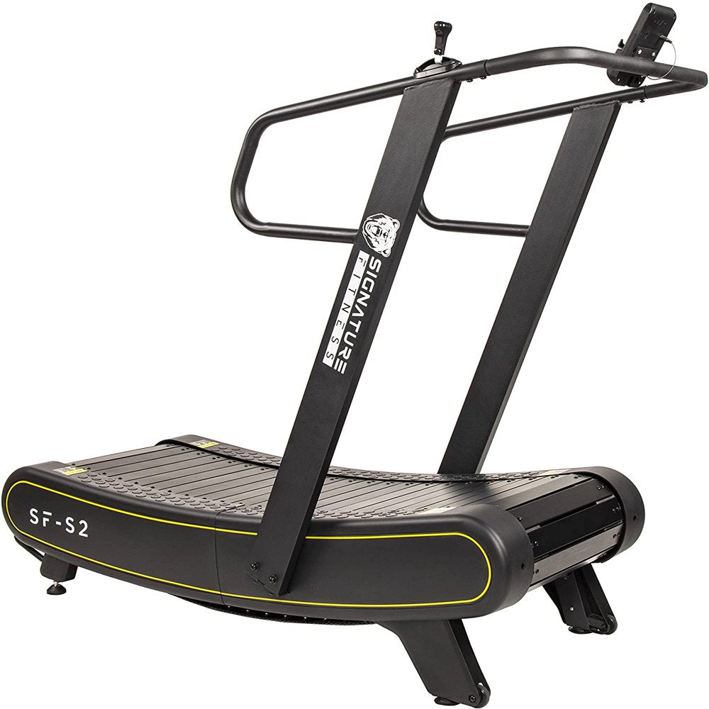 SF-S2 Sprint Demon - Motorless Curved Sprint Treadmill with Adjustable Levels of Resistance - 300 Lb Capacity