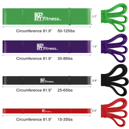 Pull up Resistance Band Mobility Stretch Powerlifting Red 15-35 Lbs.